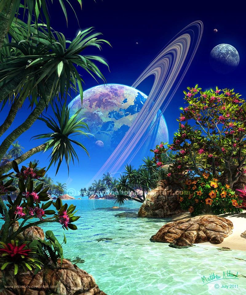 A Beach on Terraformed Theitenia