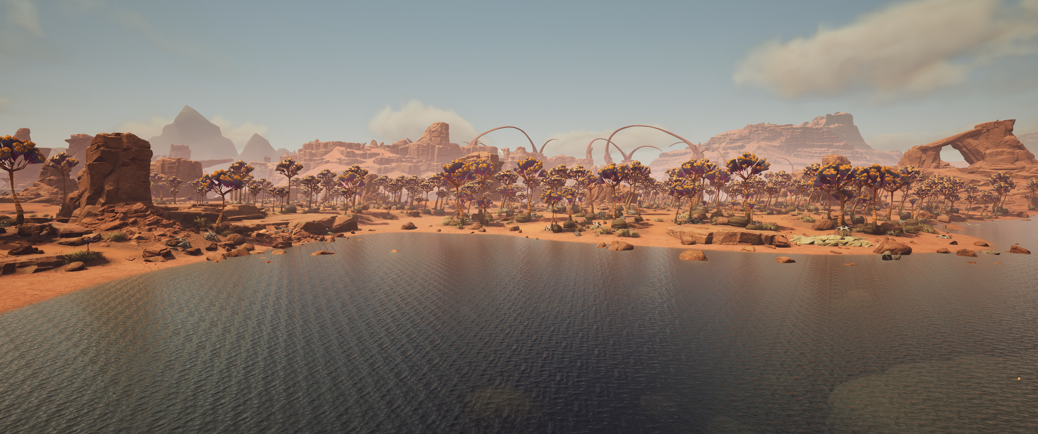 Lizard-953-E — the tropical super-Earth homeworld of the Lizards, orbiting Lizard-953-A at 1.15 AU with 27 moons overhead.