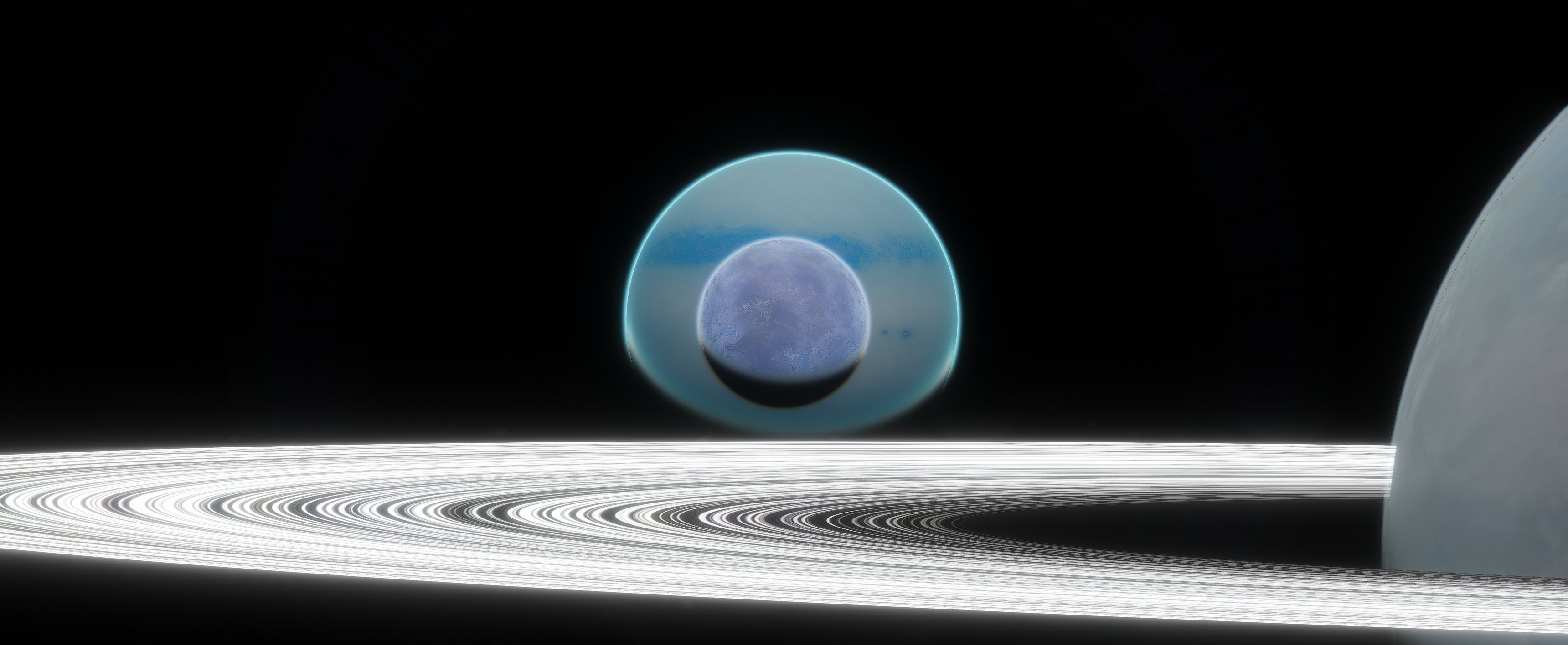 Theitenia in front of Neclite