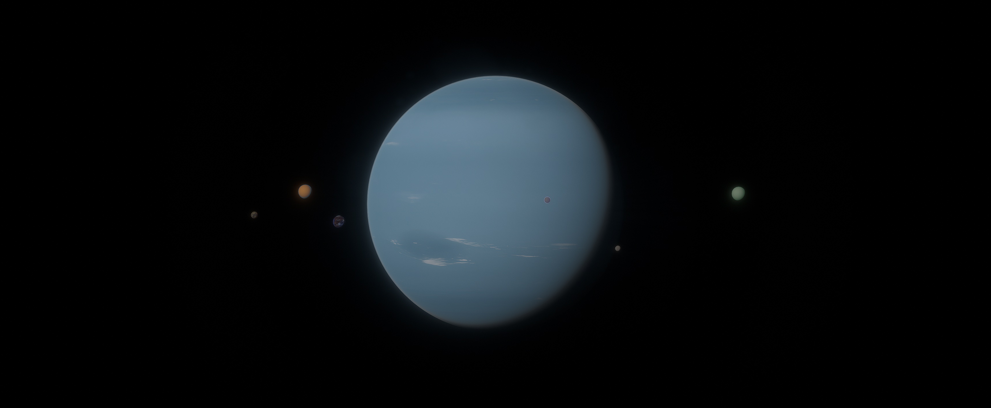 Trivarion and it's moons